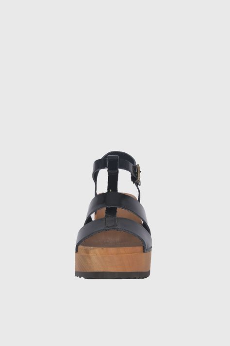 Sandalia Plataforma Madera Lily Negro Alquimia-2