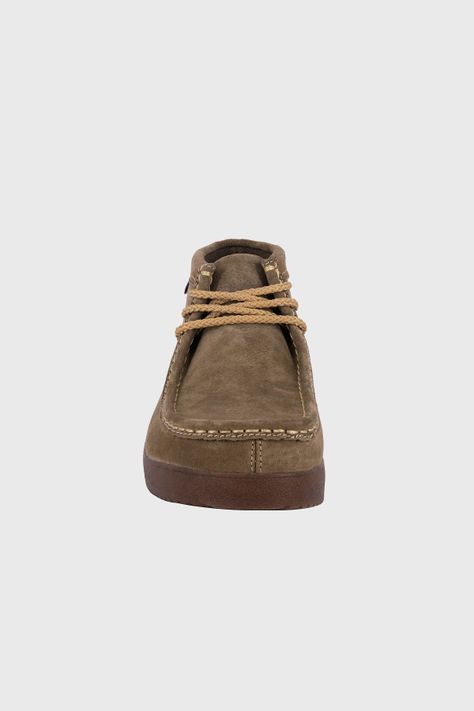 Botin de Cuero Castillo Tostado London Adixt-2