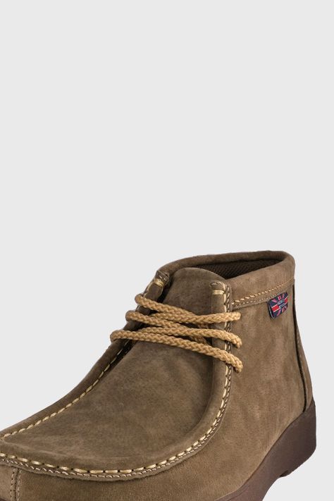 Botin de Cuero Castillo Tostado London Adixt-3