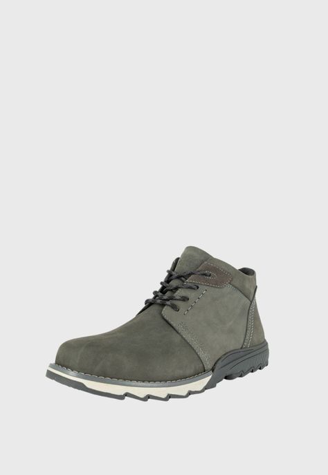 Botin de Cuero Boja Verde London Adixt-0