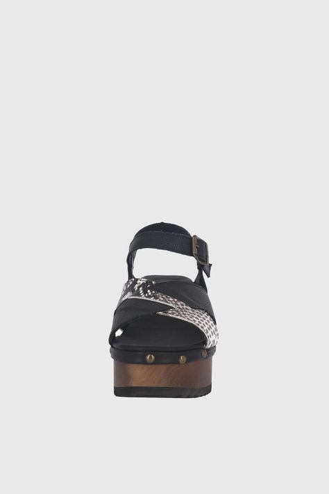 Sandalia Plataforma Madera Ebano Full Negro Alquimia-2