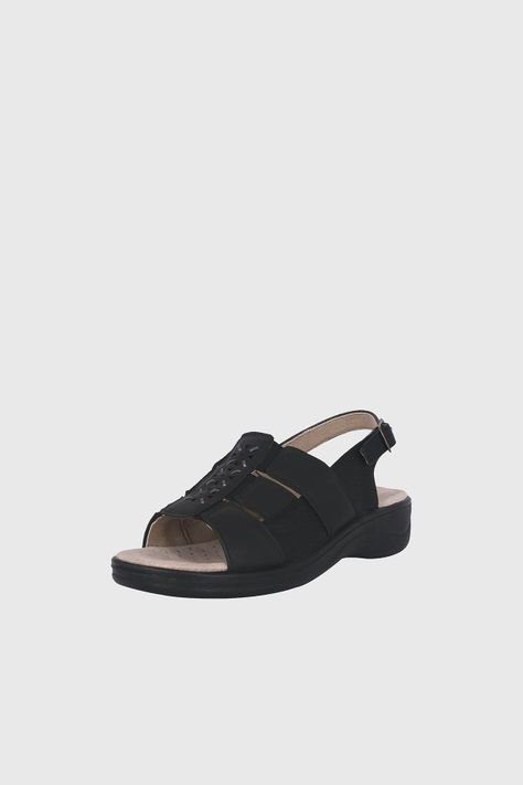 Sandalia Naranjo Negro Passer-0