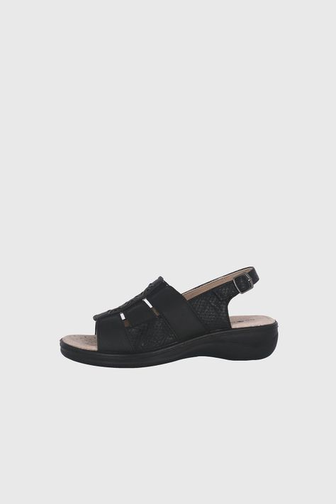 Sandalia Naranjo Negro Passer-1
