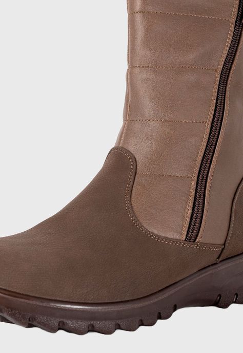 Bota Yata Taupe Passer-4
