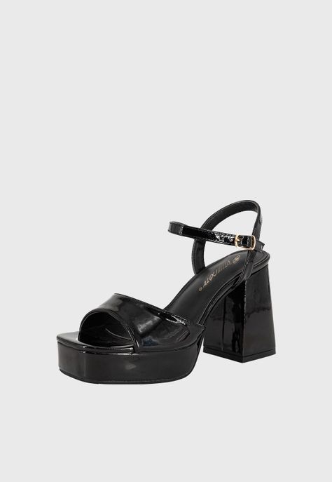 Sandalia de Vestir Amaia Negro Charol Alquimia-0