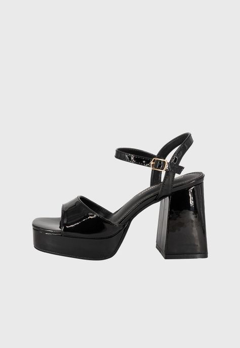 Sandalia de Vestir Amaia Negro Charol Alquimia-1