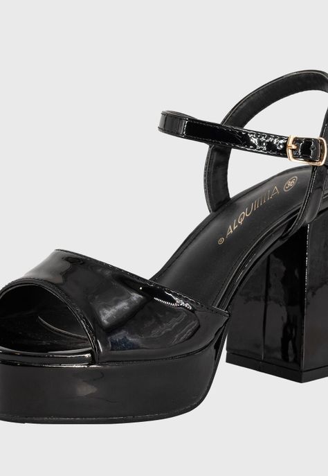 Sandalia de Vestir Amaia Negro Charol Alquimia-3
