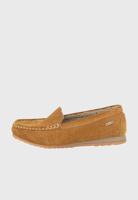 Mocasin de Cuero con Chiporro Amur Caramelo Alquimia-1