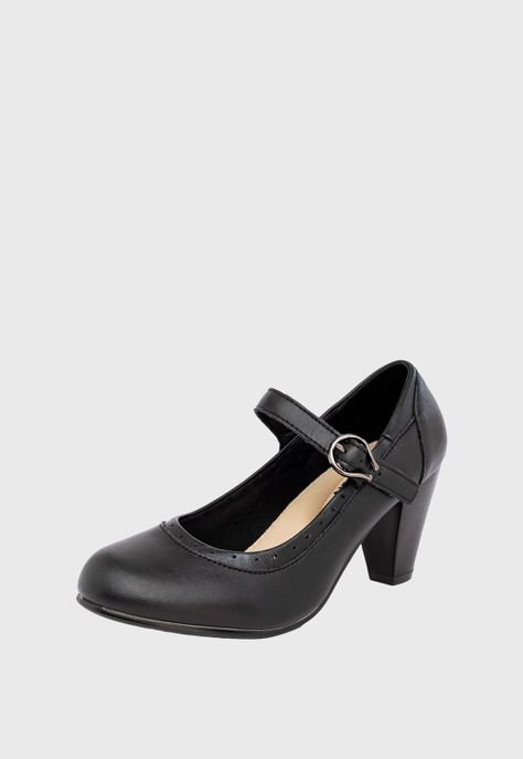 Zapato de Cuero Cueca Chilota Negro Alquimia-0