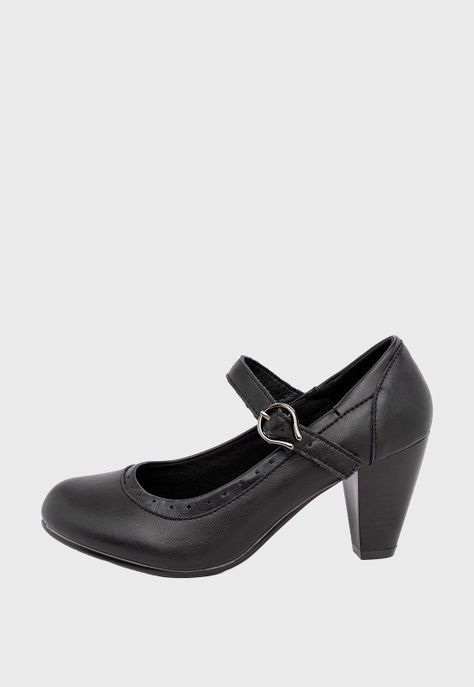 Zapato de Cuero Cueca Chilota Negro Alquimia-1