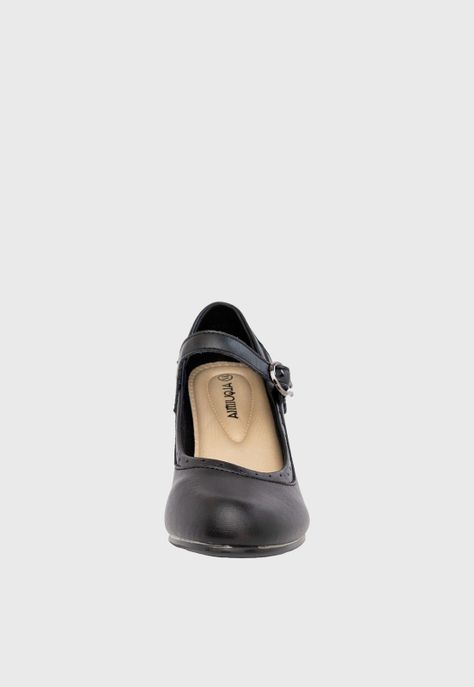 Zapato de Cuero Cueca Chilota Negro Alquimia-2