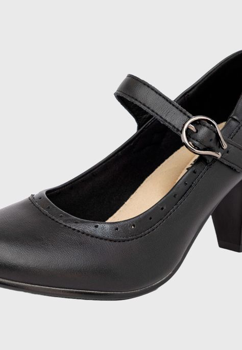 Zapato de Cuero Cueca Chilota Negro Alquimia-3