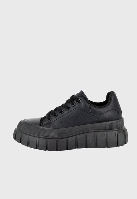 Zapatilla Escolar Speke Negro Alquimia-1