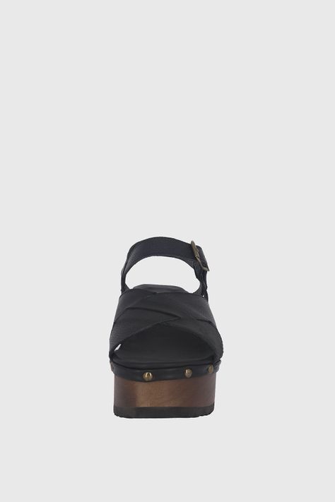 Sandalia Plataforma Madera Ebano Negro Alquimia-2