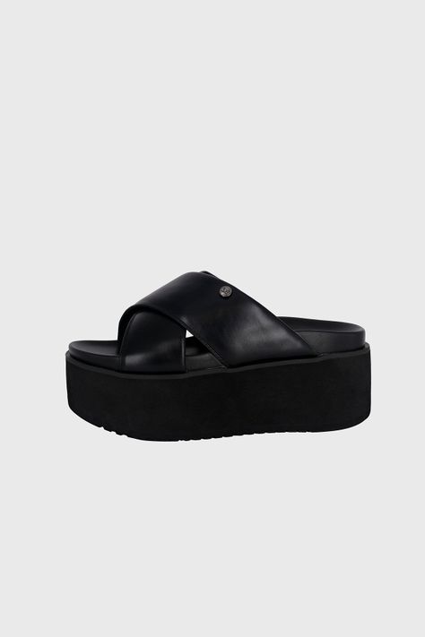 Sandalia Plataforma Gravity Negro Alquimia-1