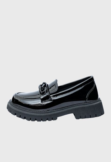 Mocasin Ituri Negro Charol Alquimia-1