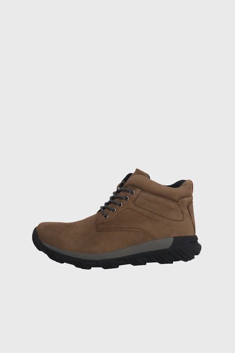 Botin de Cuero Metis Khaki London Adixt-1