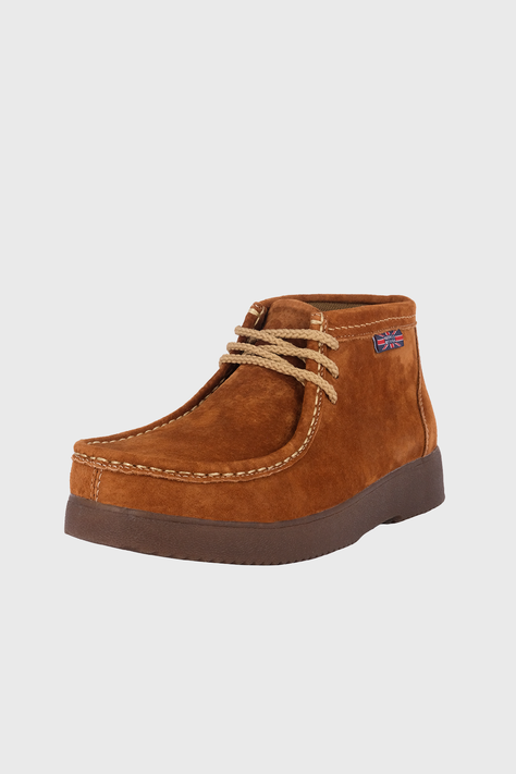 Botin de Cuero Castillo Caramelo London Adixt-0