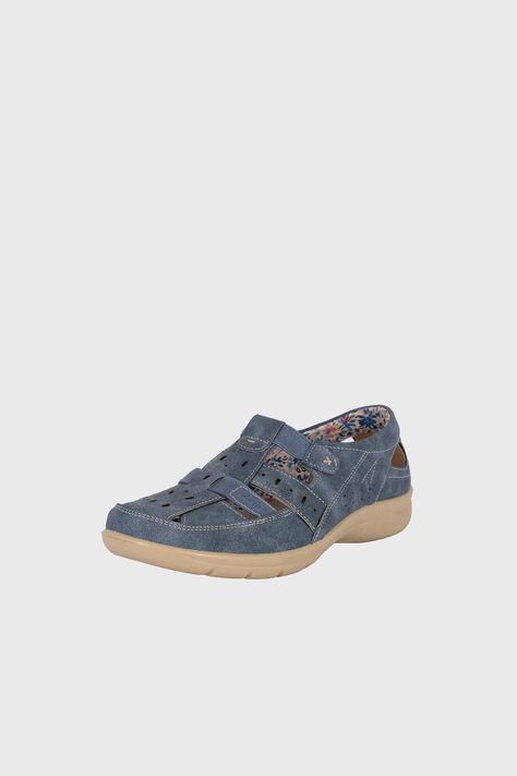 Mocasin Crisantemo Celeste Passer-0