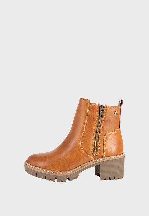 Botin de Cuero Gaby Caramelo Alquimia-1