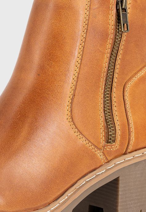 Botin de Cuero Gaby Caramelo Alquimia-5