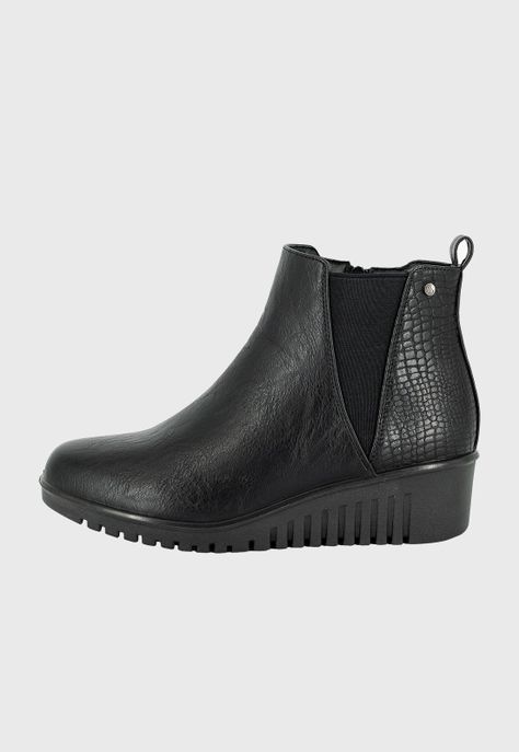 Botin Platte Negro Passer-1