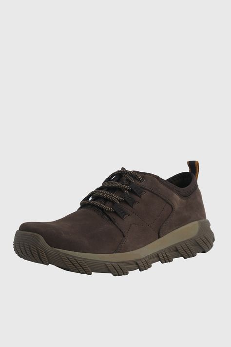 Zapato de Cuero Casual Morrison Café London Adixt-0