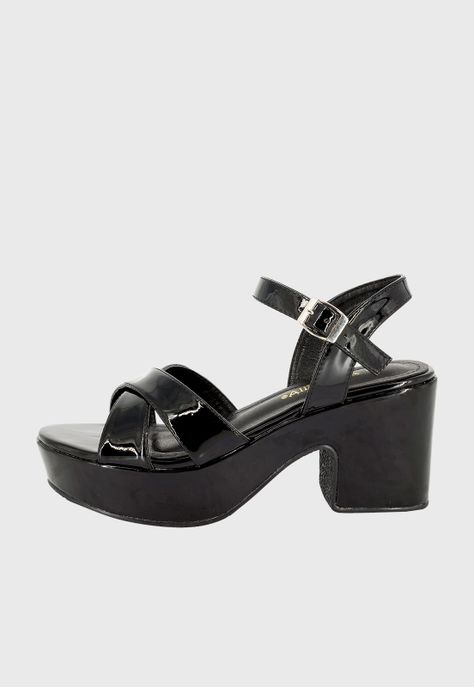 Sandalia de Vestir Savoia Negro Charol Alquimia-1