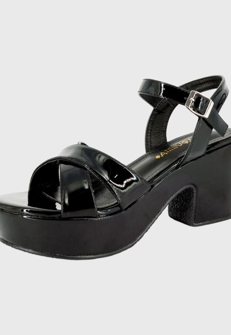 Sandalia de Vestir Savoia Negro Charol Alquimia-3