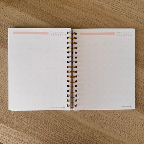 Cuaderno de notas / hojas con puntos -5