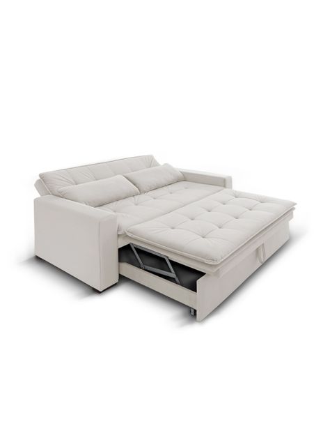 Sofá Cama 2 Cuerpos Londres 170 cm Crema-0