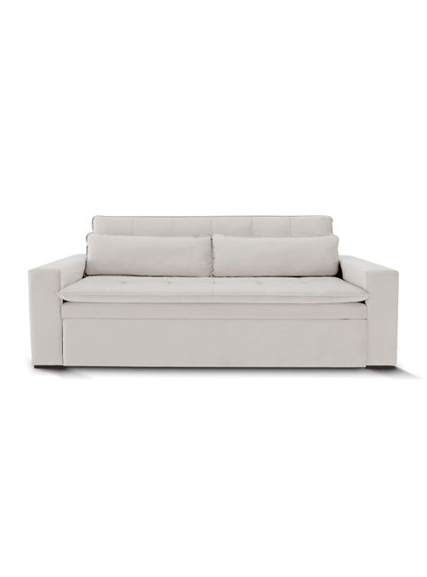 Sofá Cama 2 Cuerpos Londres 170 cm Crema-1