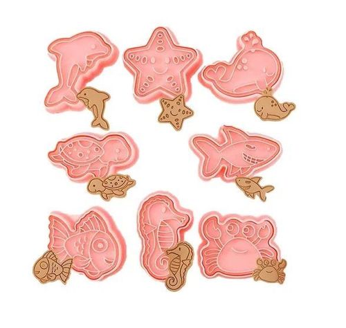 Moldes Para Galletas Peces mar-1