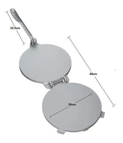 3 Prensa Para Tortillas Masa Cocina Prensa De Tortillas 20cm #1007511394 -2