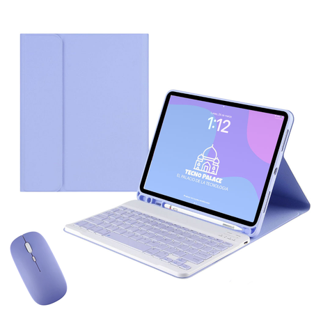 Fundas Con Teclado + Mouse Para iPad 10.9 (Air 4/5) / New Air 11-0
