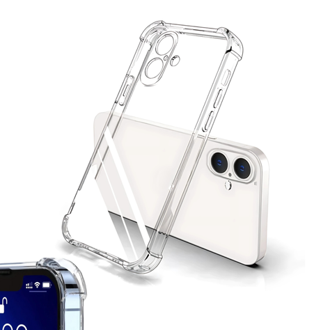 Carcasa Para Iphone 16 Pro Clear Reforzadas-0