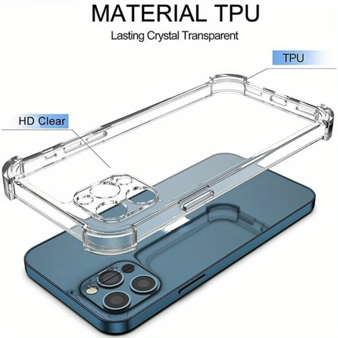 Carcasa Para Iphone 16 Pro Clear Reforzadas-2