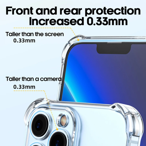 Carcasa Para Iphone 16 Pro Clear Reforzadas-4