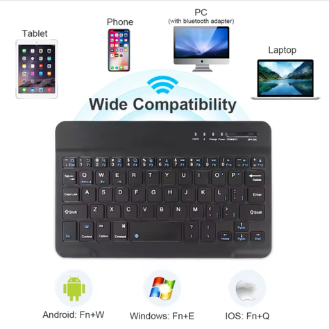 Teclado Para iPad, Tablet, Tv 10" Pulgadas-1