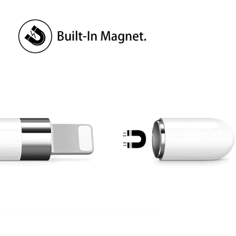Tapa De Repuesto Para Apple Pencil 1 Funda Magnética-4