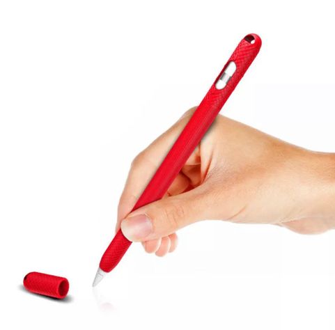 Funda Protectora + Tapa Para Apple Pencil 1 Generacion-1