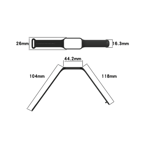 Correa Silicona Xiaomi Band 8/9 Active/Redmi Band 2-1