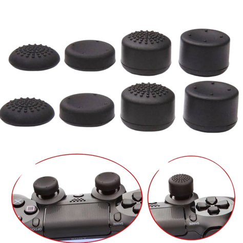 Gomitas - Grip - Para Joystick Ps3 Ps4 Ps5 Xbox Pack 8 En 1-1