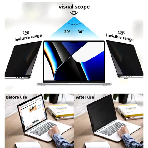 Lámina Privacidad Para Macbook Air 13.6 A(2681/3113/3240)-6