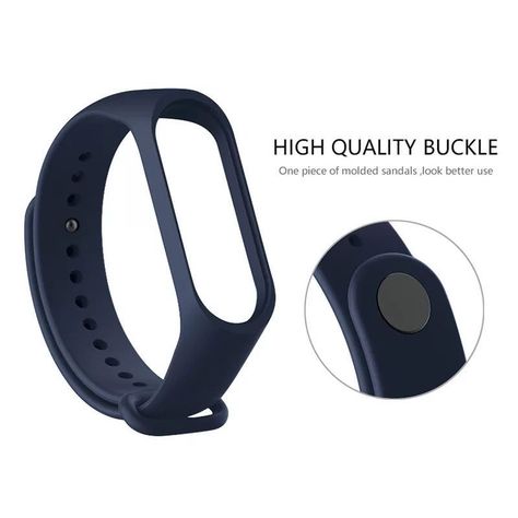 Correas Silicona Compatible Con Mi Band 3/4/5/6-1