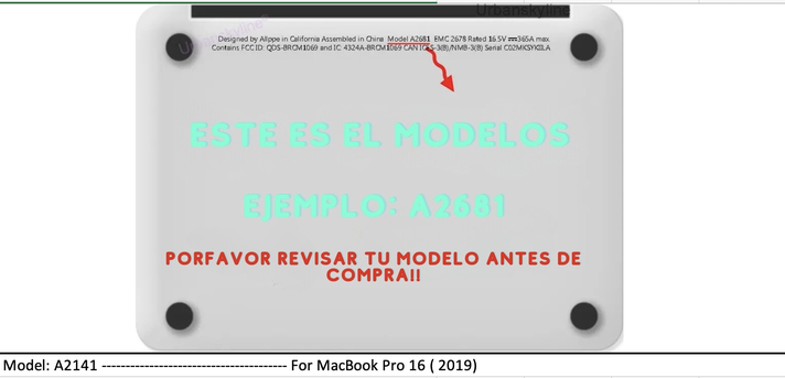 Lámina Privacidad Magnética Para Macbook Pro 16 A2141-1