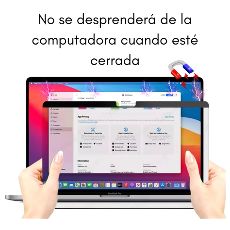 Lámina Privacidad Magnética Para Macbook Pro 16 A2141-5