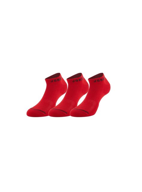 Calcetines Pack x3 Jordan Cortos Unisex Color Rojo-0