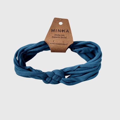 Turbante Josefina Azul Piedra KIDS-0