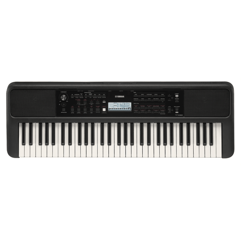 Teclado Portatil de 61 Teclas Yamaha PSRE383 + Transformador Original.-0